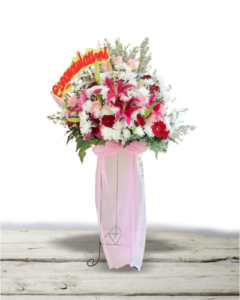 standing flower congratulations