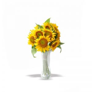 rangkaian bunga matahari simpel
